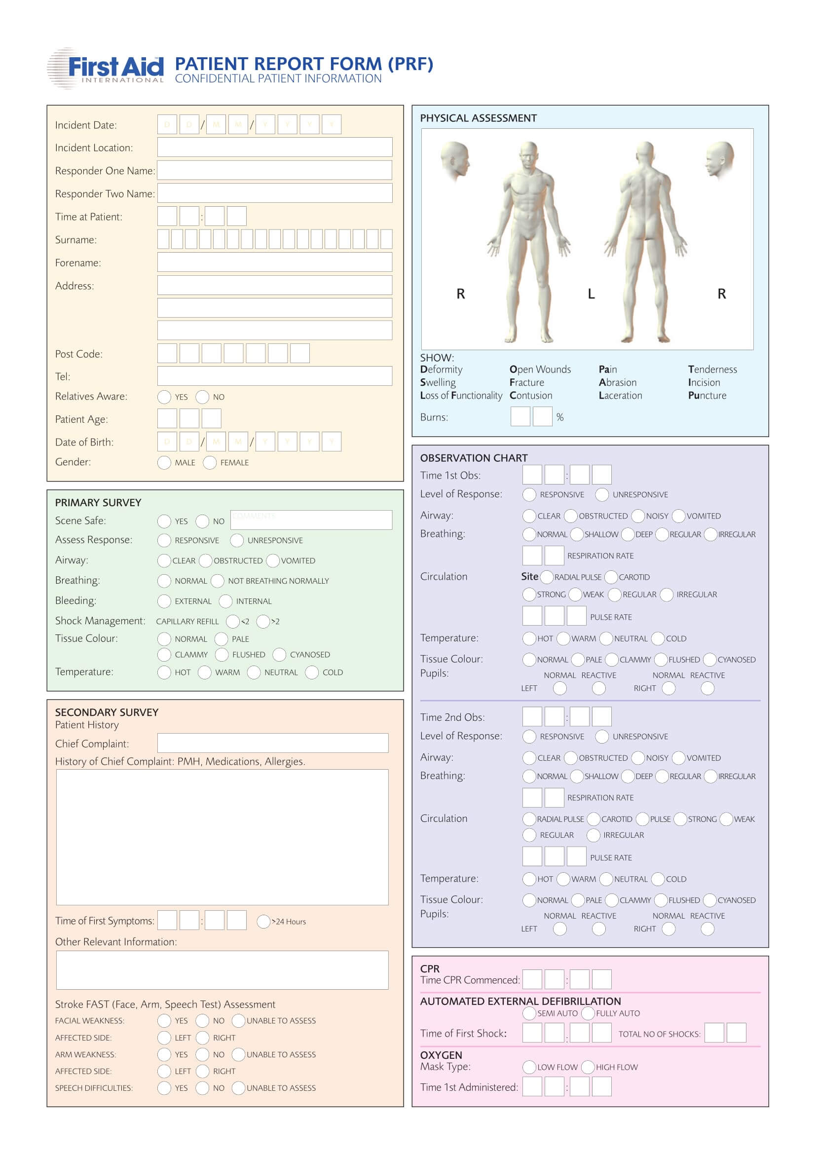 Free 14+ Patient Report Forms In Pdf | Word For Patient Report Form Template Download