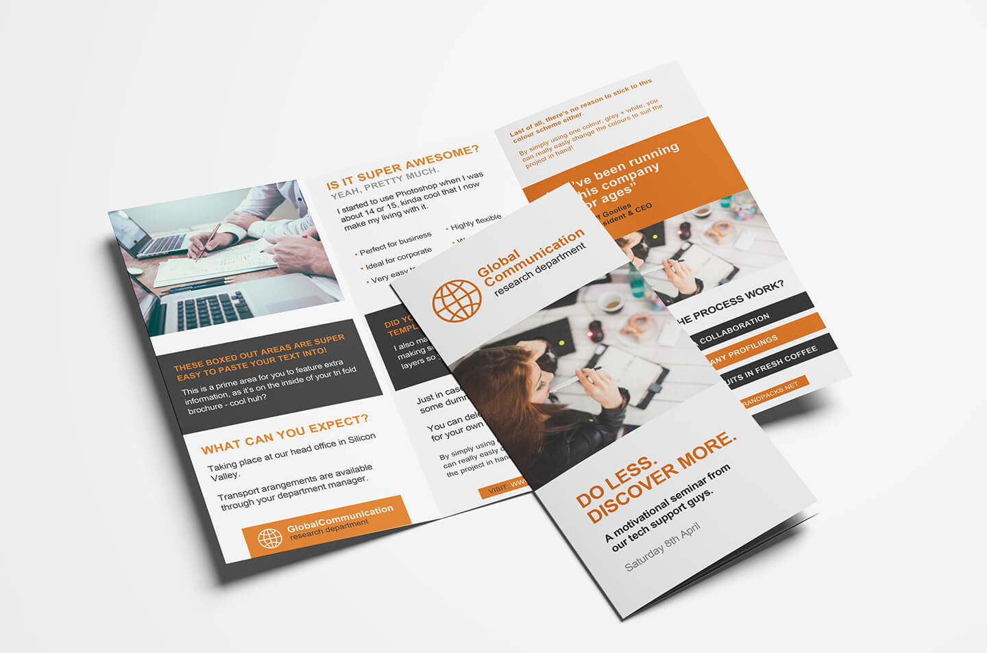 Free 3 Fold Brochure Template For Photoshop & Illustrator Regarding 3 Fold Brochure Template Free Download