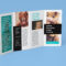 Free Accordion 4 Fold Brochure / Leaflet Mockup Psd With Quad Fold Brochure Template