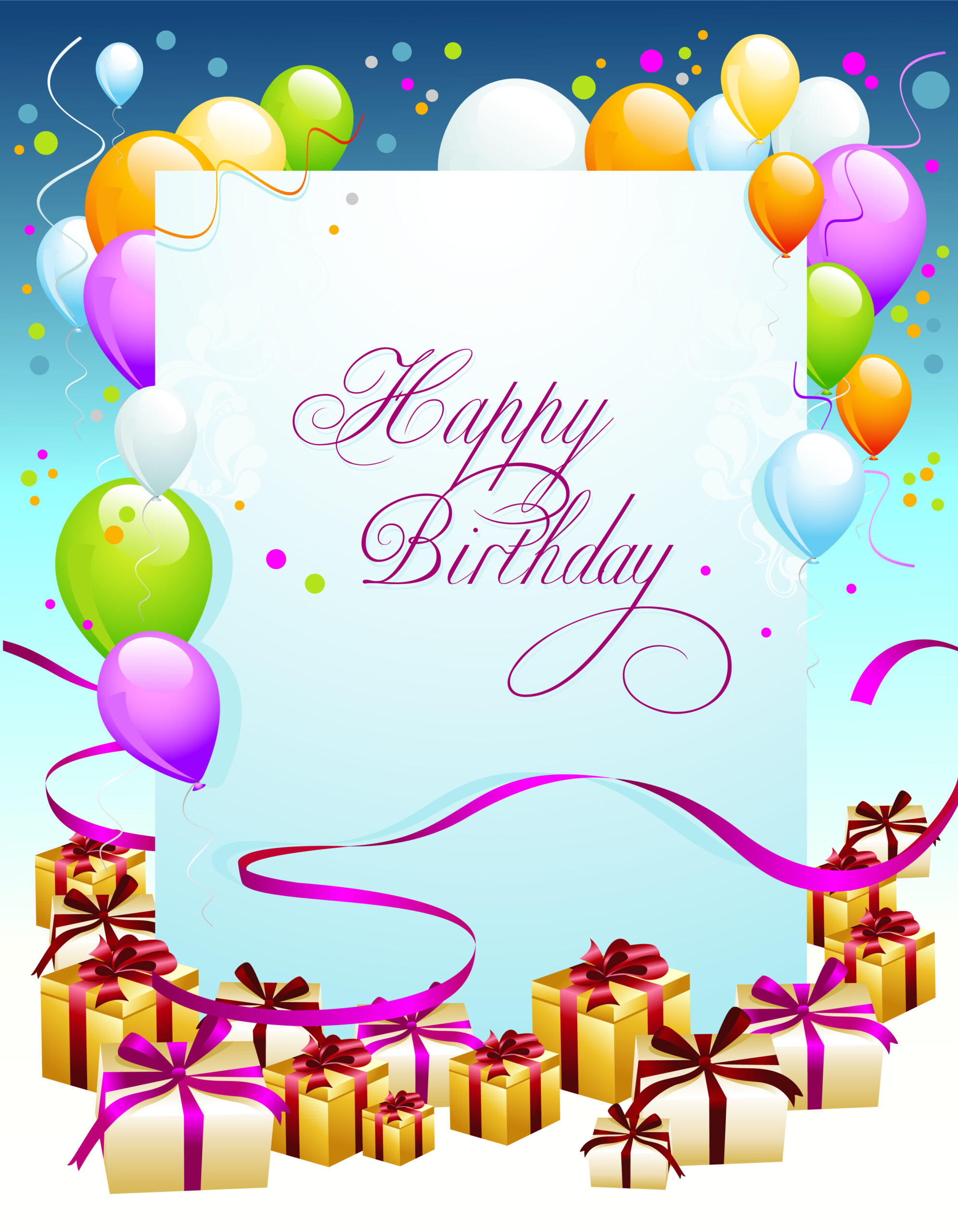 Free Birthday Card Cliparts, Download Free Clip Art, Free For Birthday Card Publisher Template