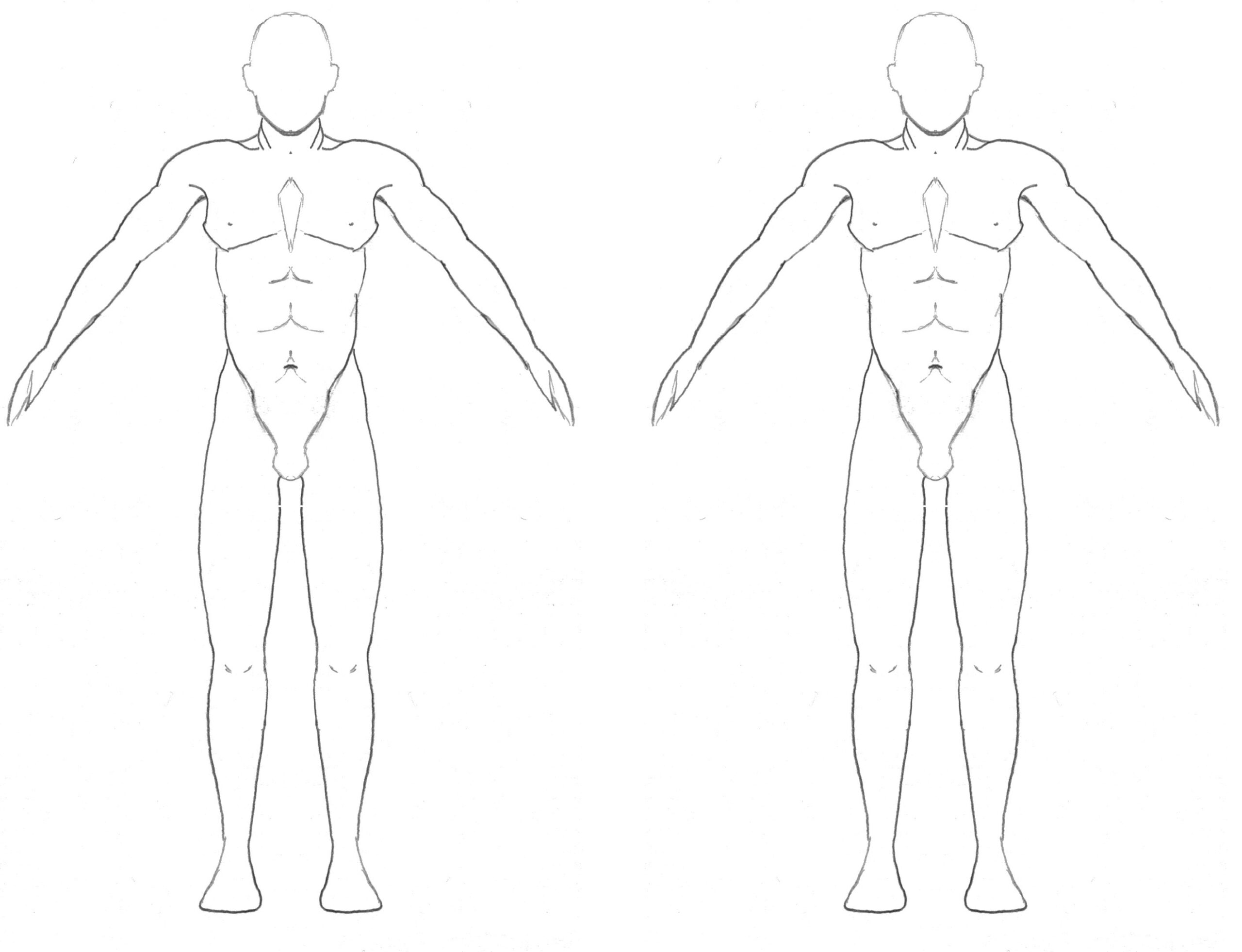 Free Blank Body, Download Free Clip Art, Free Clip Art On Intended For Blank Body Map Template