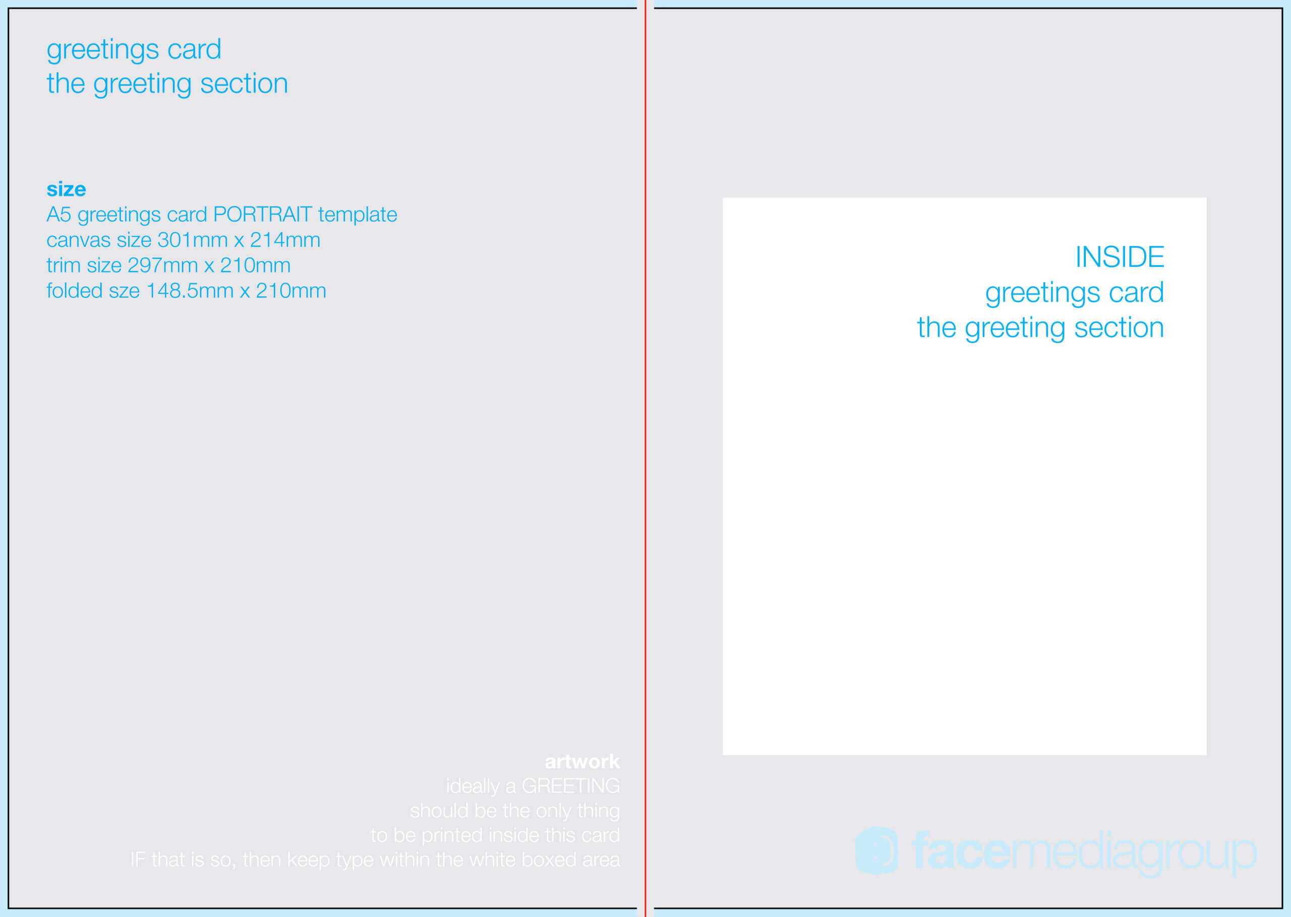 Free Blank Greetings Card Artwork Templates For Download Intended For Greeting Card Layout Templates