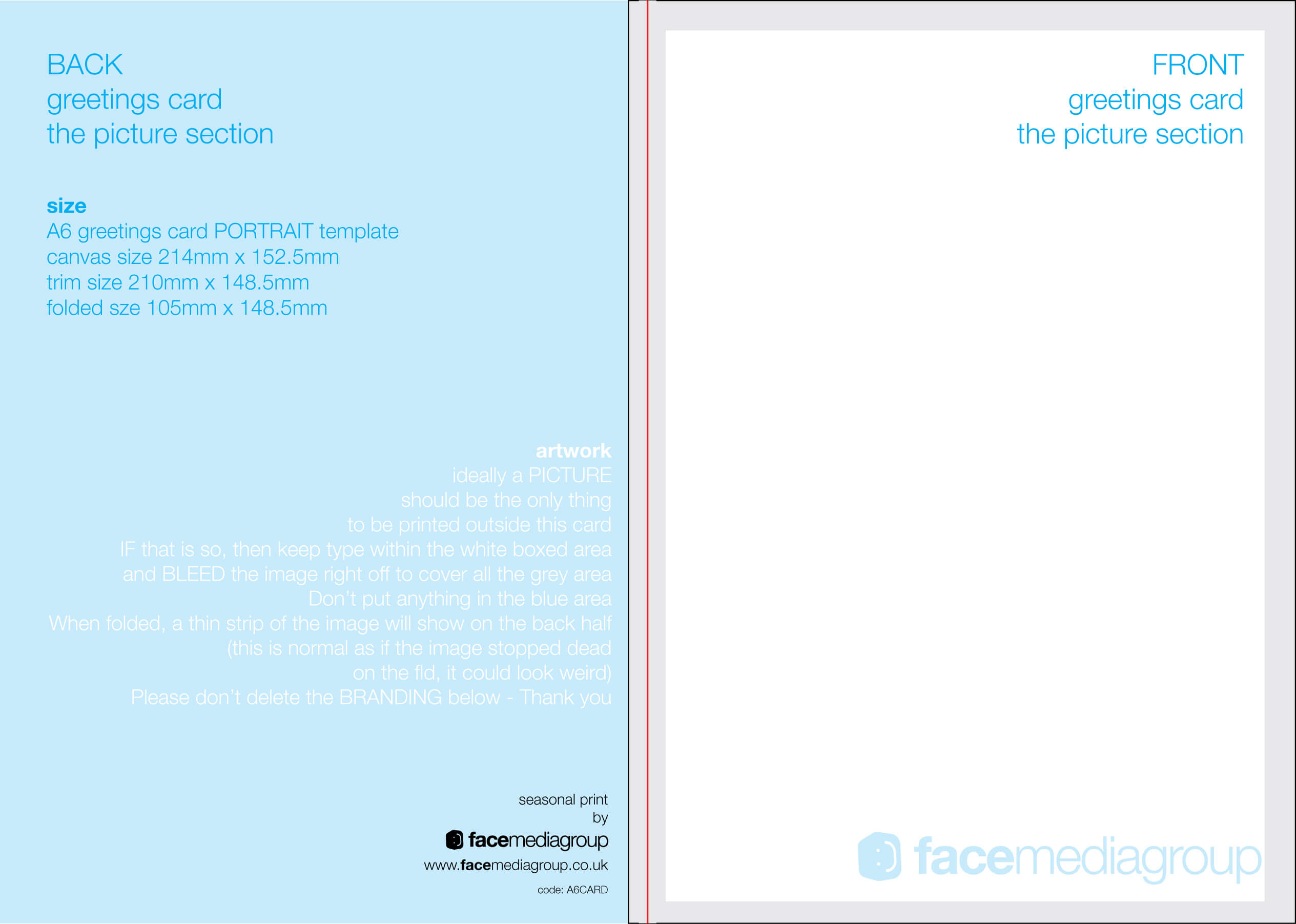 Free Blank Greetings Card Artwork Templates For Download Regarding Indesign Birthday Card Template