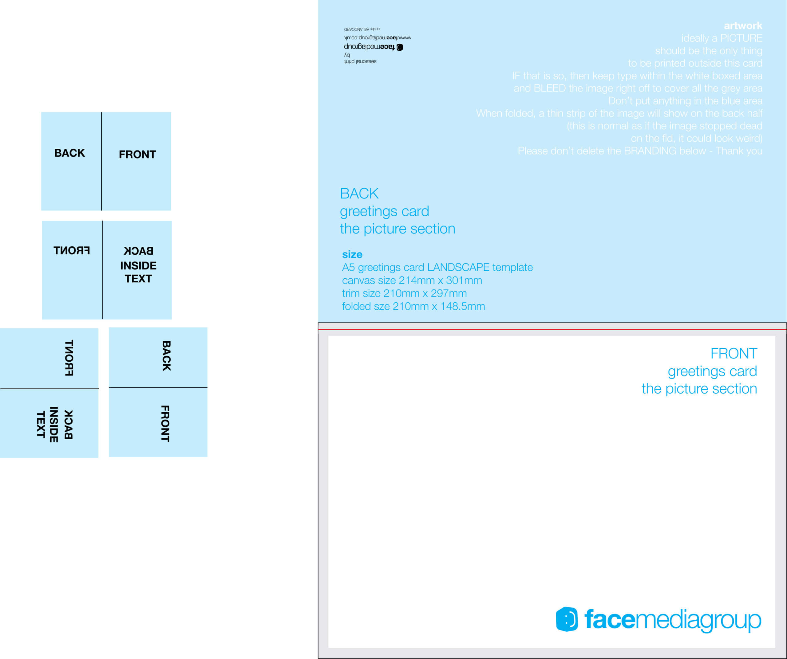 Free Blank Greetings Card Artwork Templates For Download Within Indesign Birthday Card Template