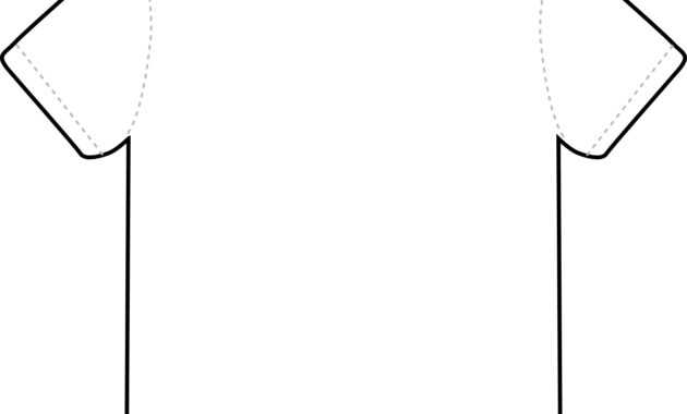 Free Blank T-Shirt Outline, Download Free Clip Art, Free within Blank T Shirt Outline Template