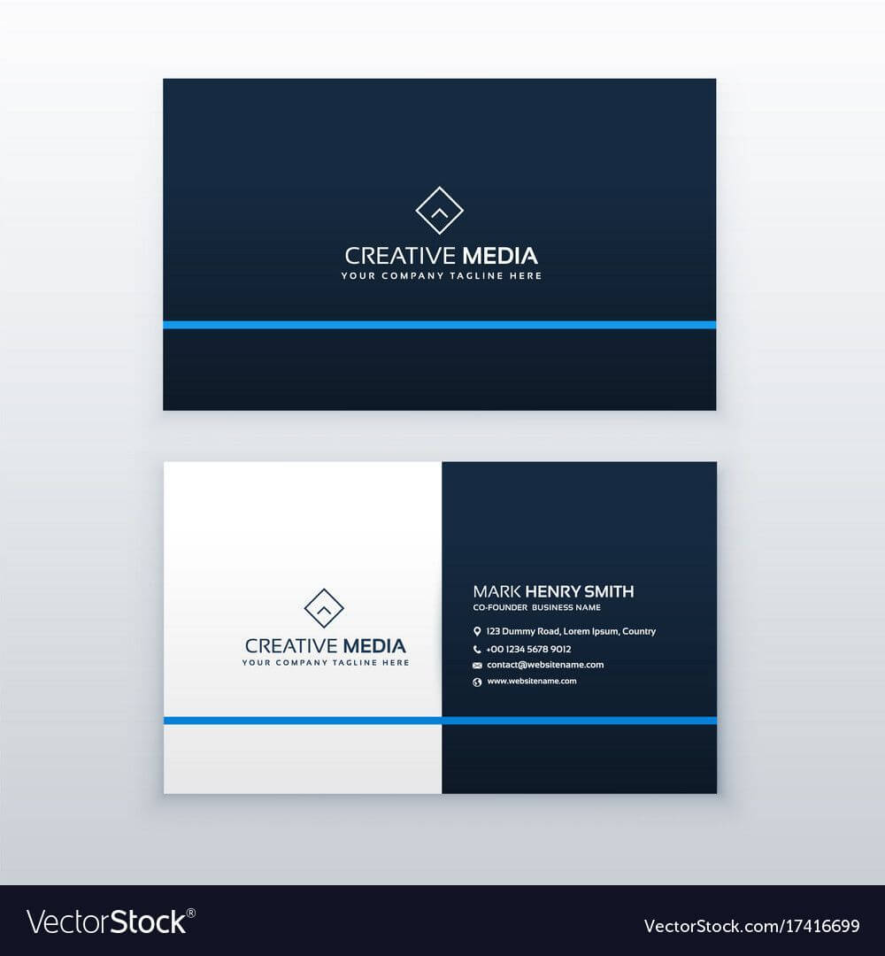 Free Business Card Design Template Simple Template Design Pertaining To Calling Card Free Template