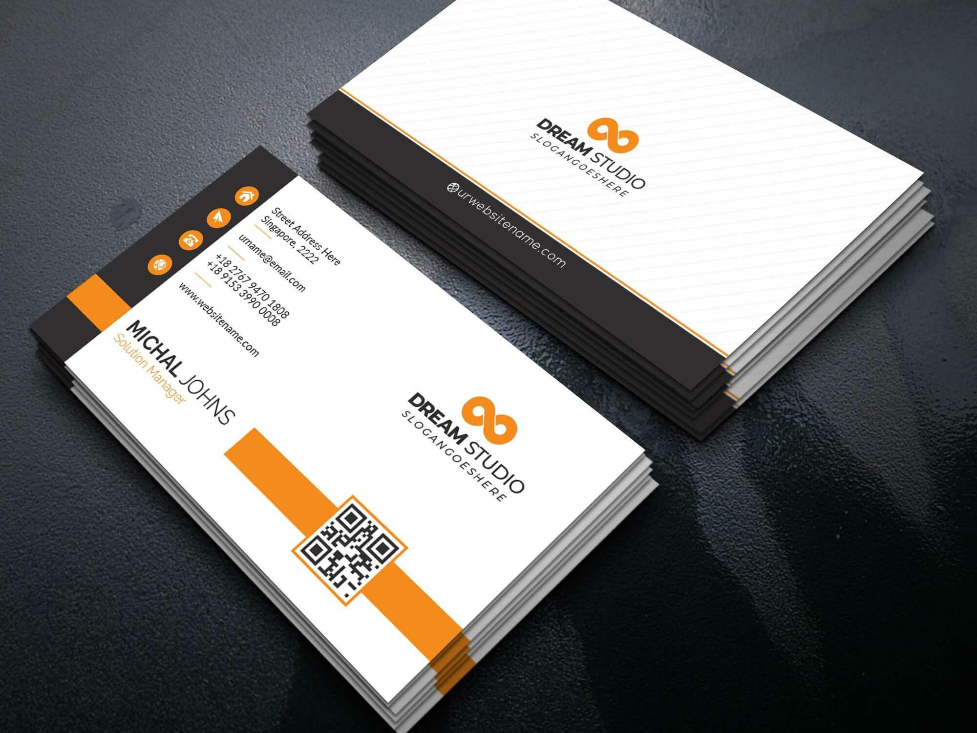 Free Business Card Template | Free Business Card Templates Pertaining To Designer Visiting Cards Templates