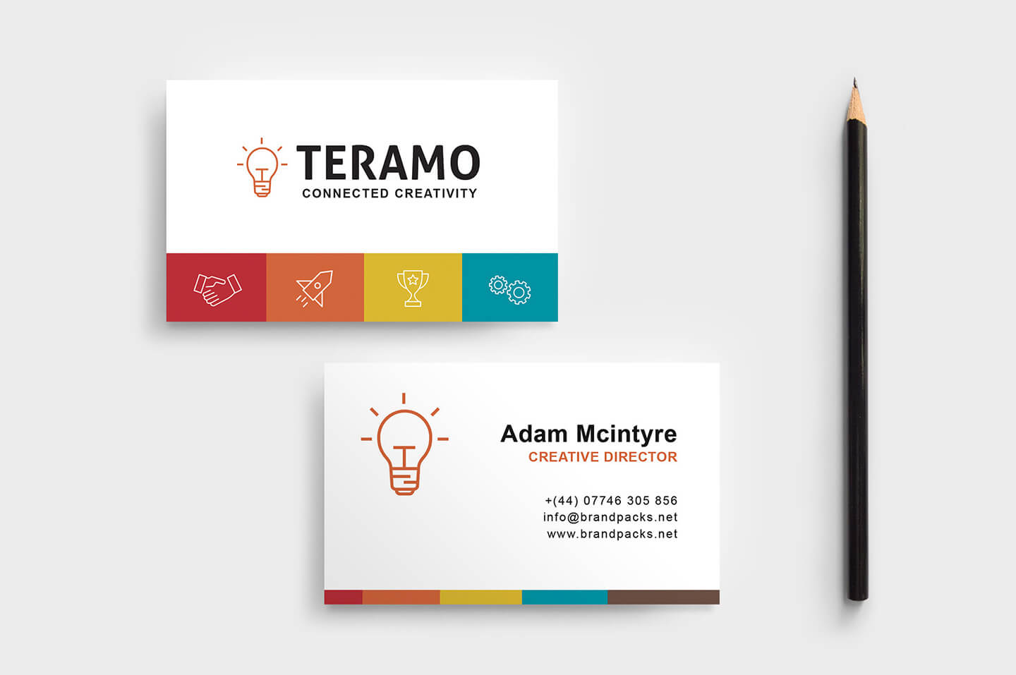 Free Business Card Template In Psd, Ai & Vector – Brandpacks Pertaining To Name Card Template Photoshop