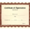 Free Certificate Of Appreciation Award Certificate Of Within This Entitles The Bearer To Template Certificate
