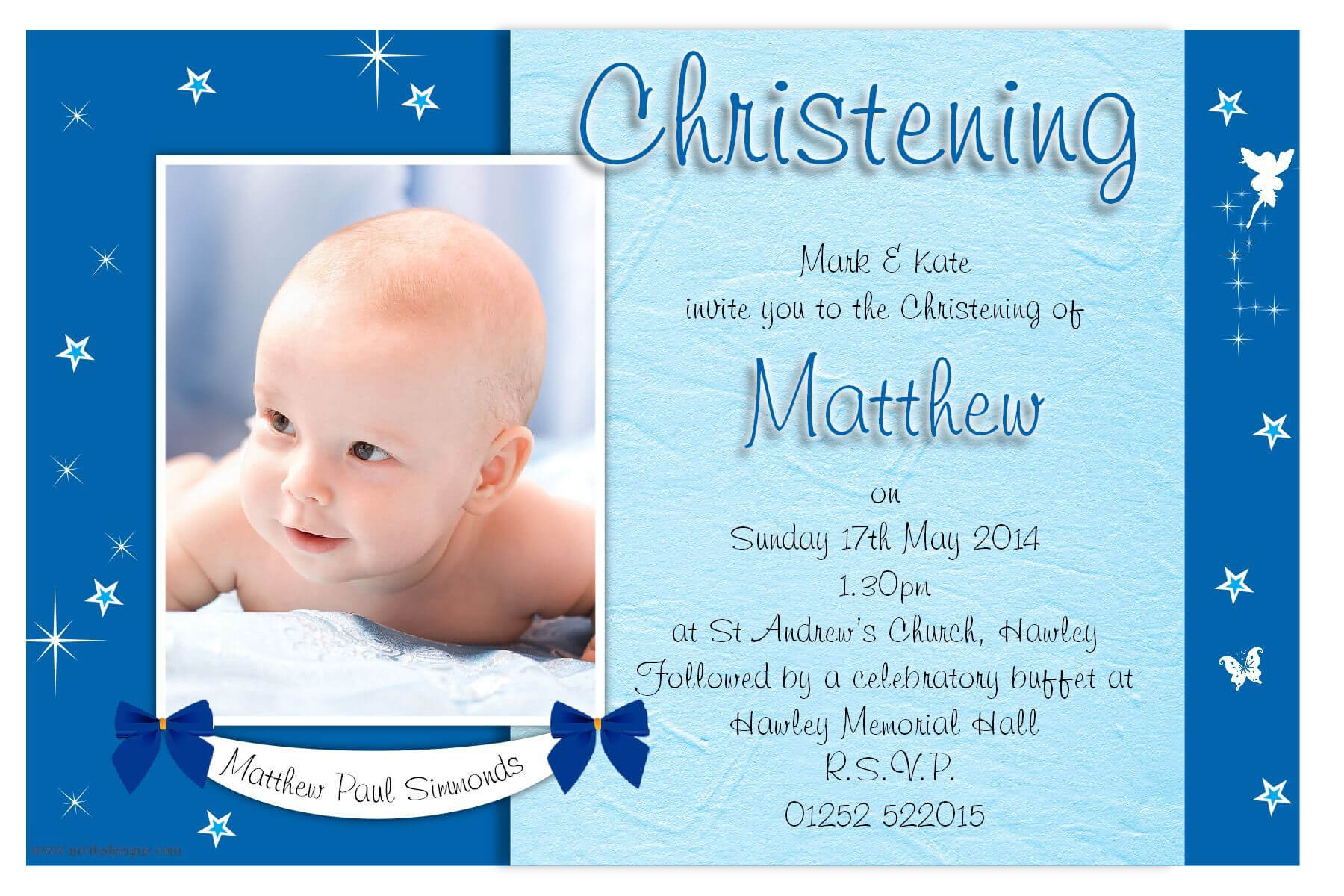 Free Christening Invitation Template Printable | Christening With Free Christening Invitation Cards Templates