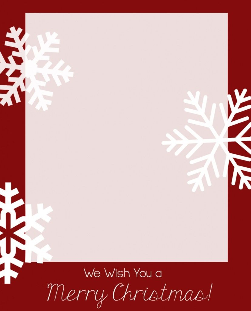 Free Christmas Card Templates | Christmas Card Template Regarding Printable Holiday Card Templates