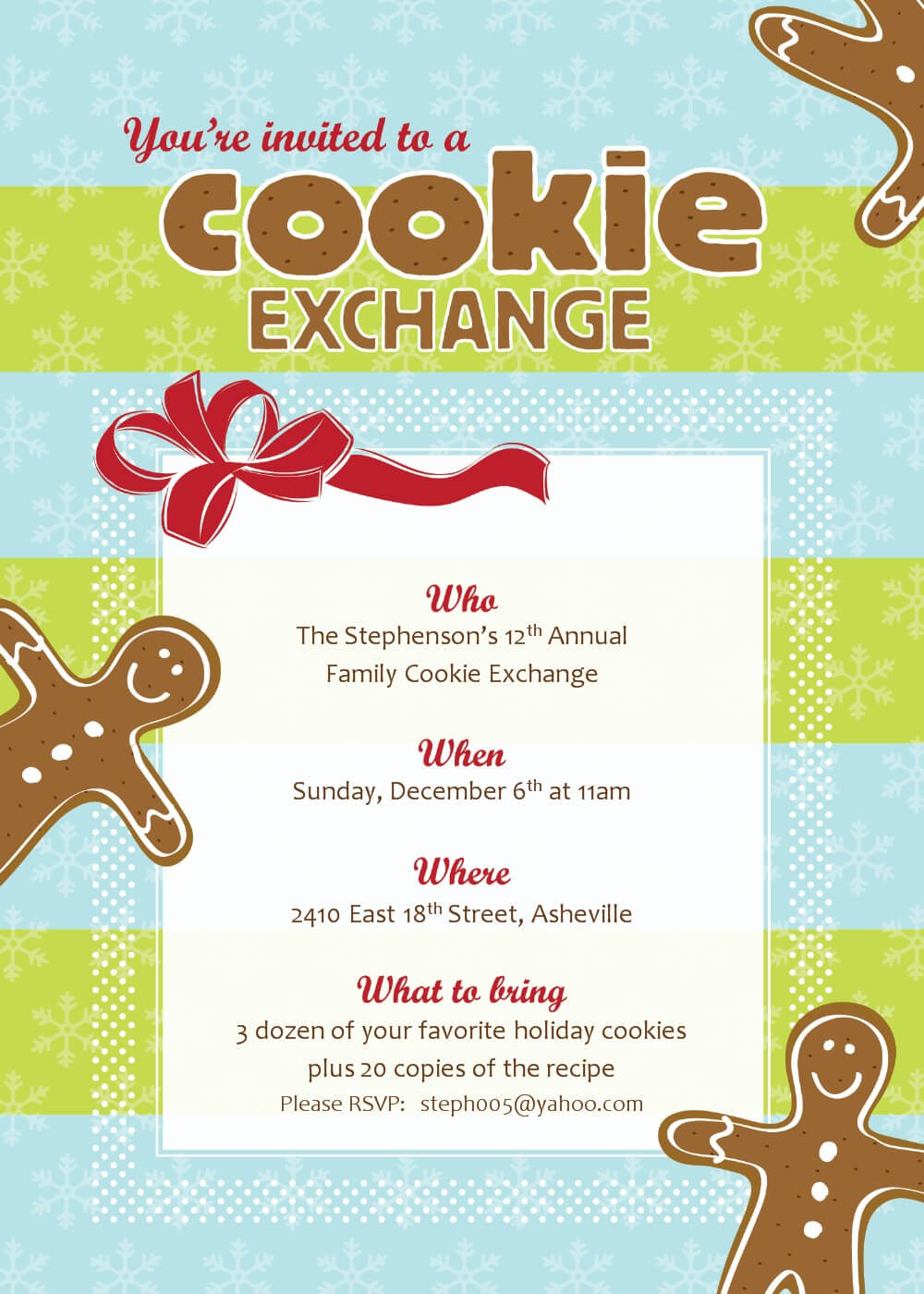 Free Christmas Exchange Cliparts, Download Free Clip Art Within Cookie Exchange Recipe Card Template