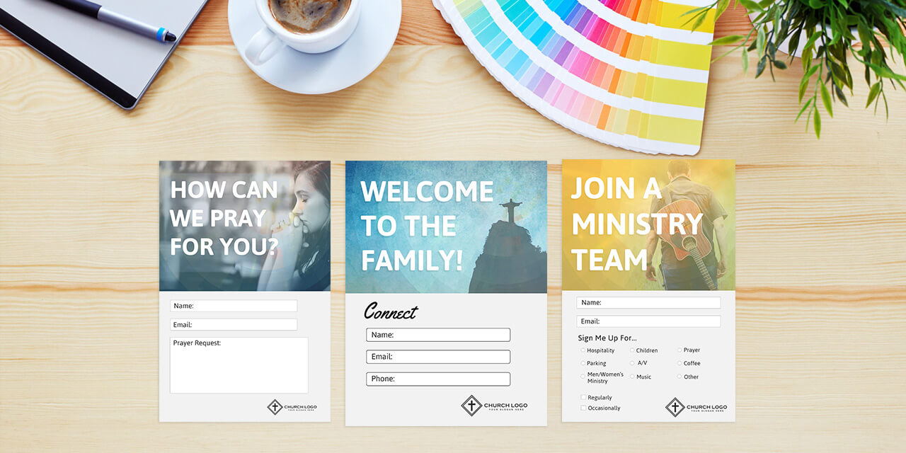 Free Church Connection Cards – Beautiful Psd Templates Pertaining To Decision Card Template