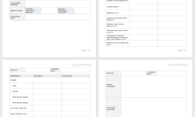 Free Clinical Trial Templates | Smartsheet pertaining to Trial Report Template