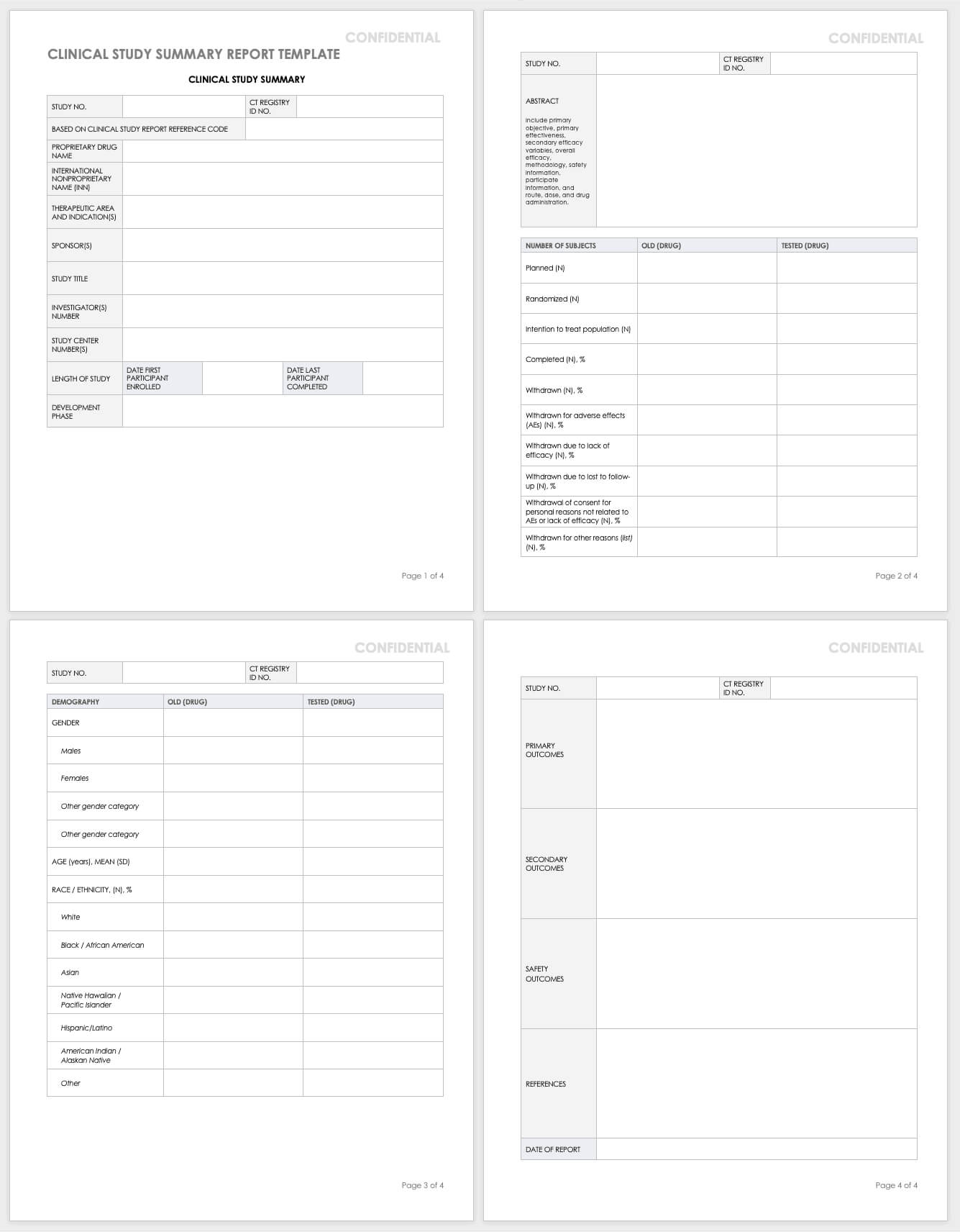 Free Clinical Trial Templates | Smartsheet Pertaining To Trial Report Template