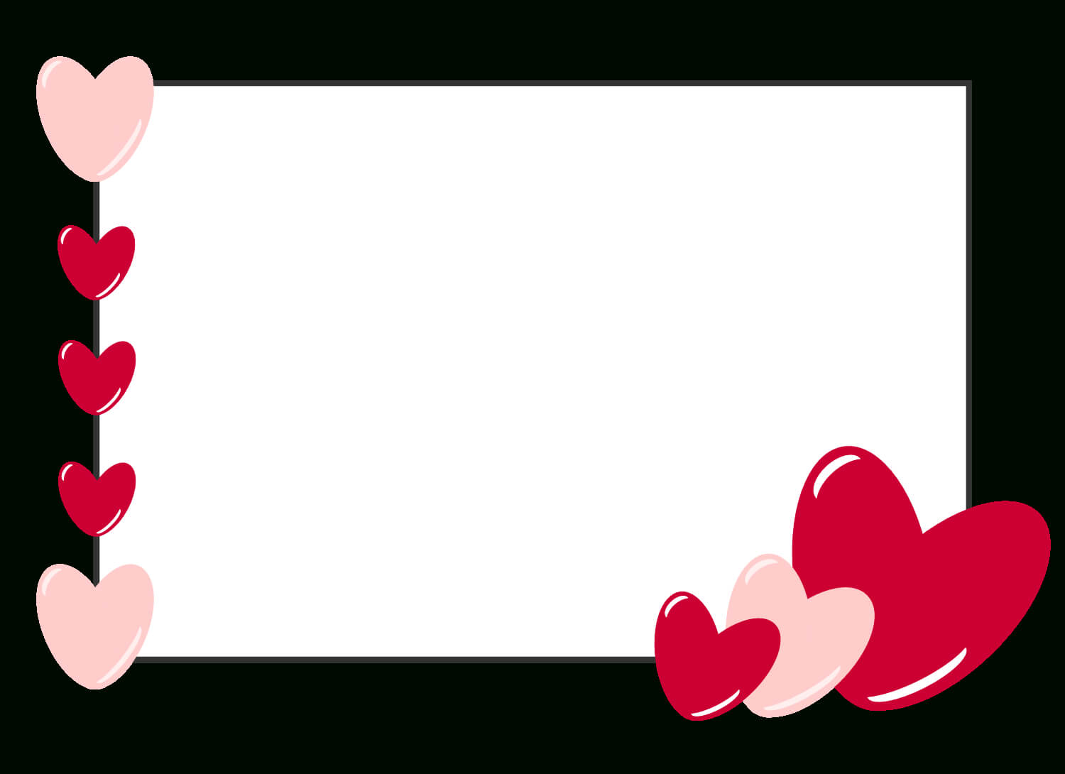 Free Clipart N Images: Free Valentine Card Template Regarding Valentine Card Template For Kids