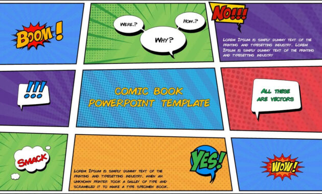 Free Comic Book Powerpoint Template For Download | Slidebazaar within Comic Powerpoint Template