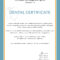 Free Dental Medical Certificate Sample | Free Dental Regarding Fake Medical Certificate Template Download