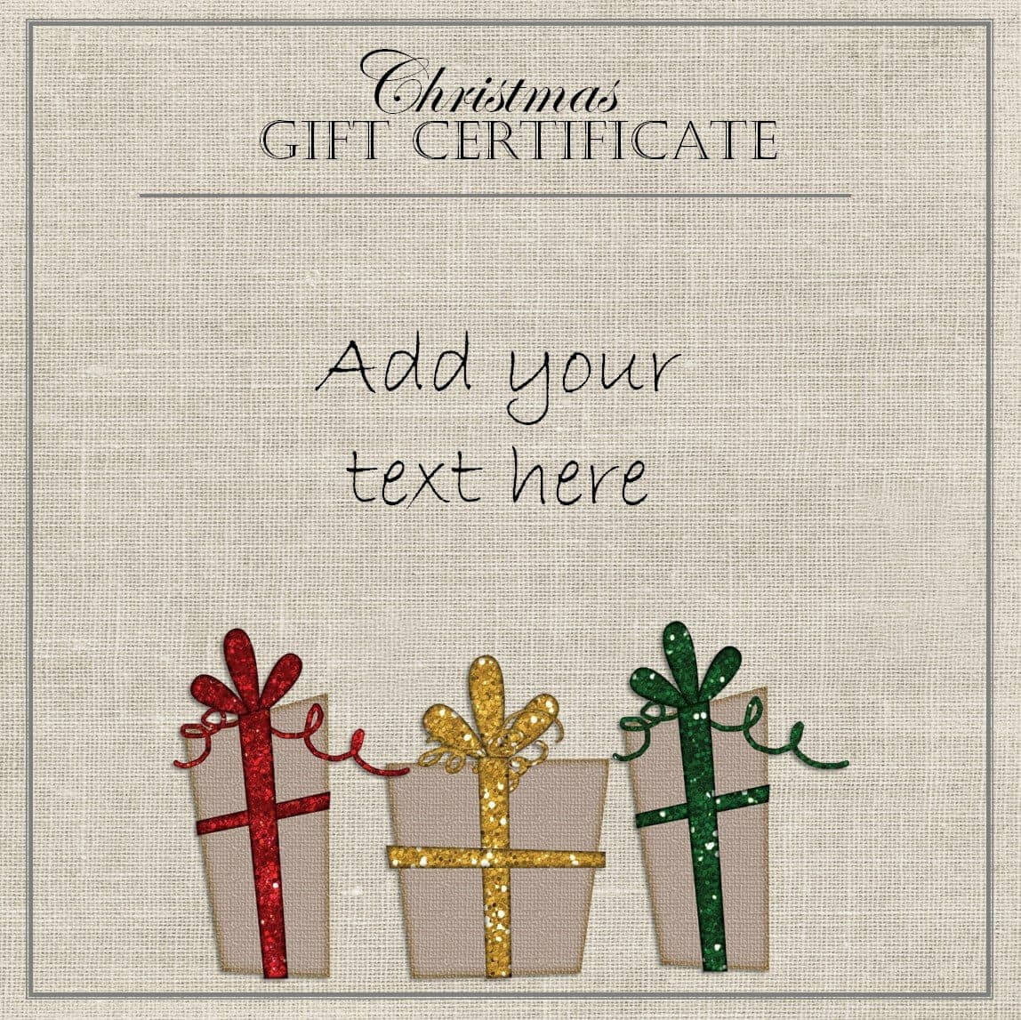 Free Download Gift Certificate Inspirational Free Christmas Inside Free Christmas Gift Certificate Templates