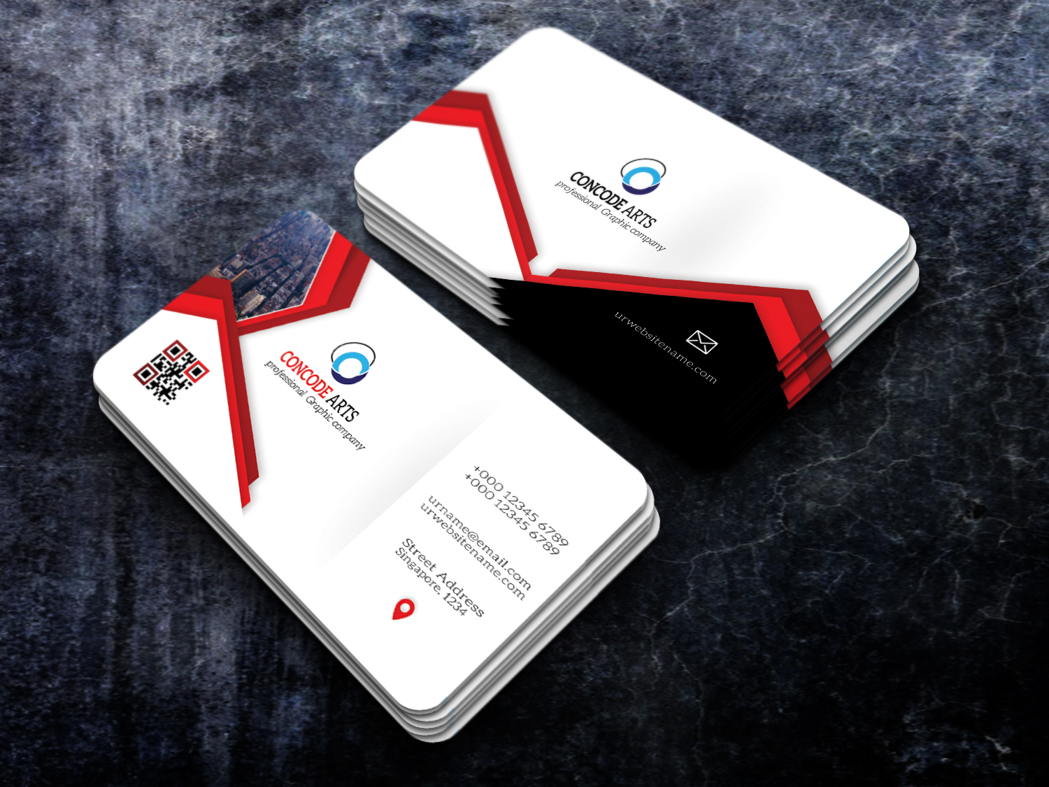 Free Download Professional And Creative Red Business Cards For Templates For Visiting Cards Free Downloads