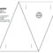 Free Downloadable Bunting Template. Yer Welcome :) | Bunting Inside Free Triangle Banner Template