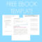 Free Ebook Template – Preformatted Word Document | Free Intended For Header Templates For Word