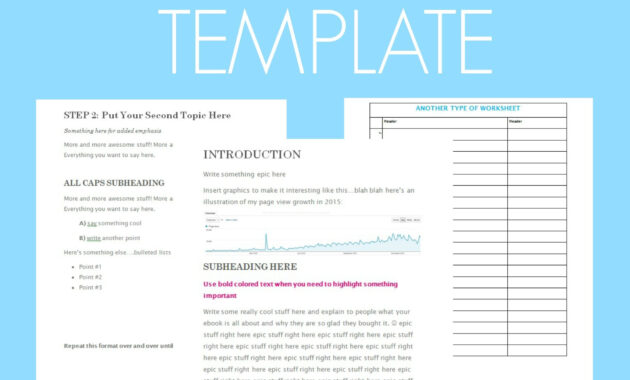 Free Ebook Template – Preformatted Word Document | Words pertaining to Microsoft Word Table Of Contents Template