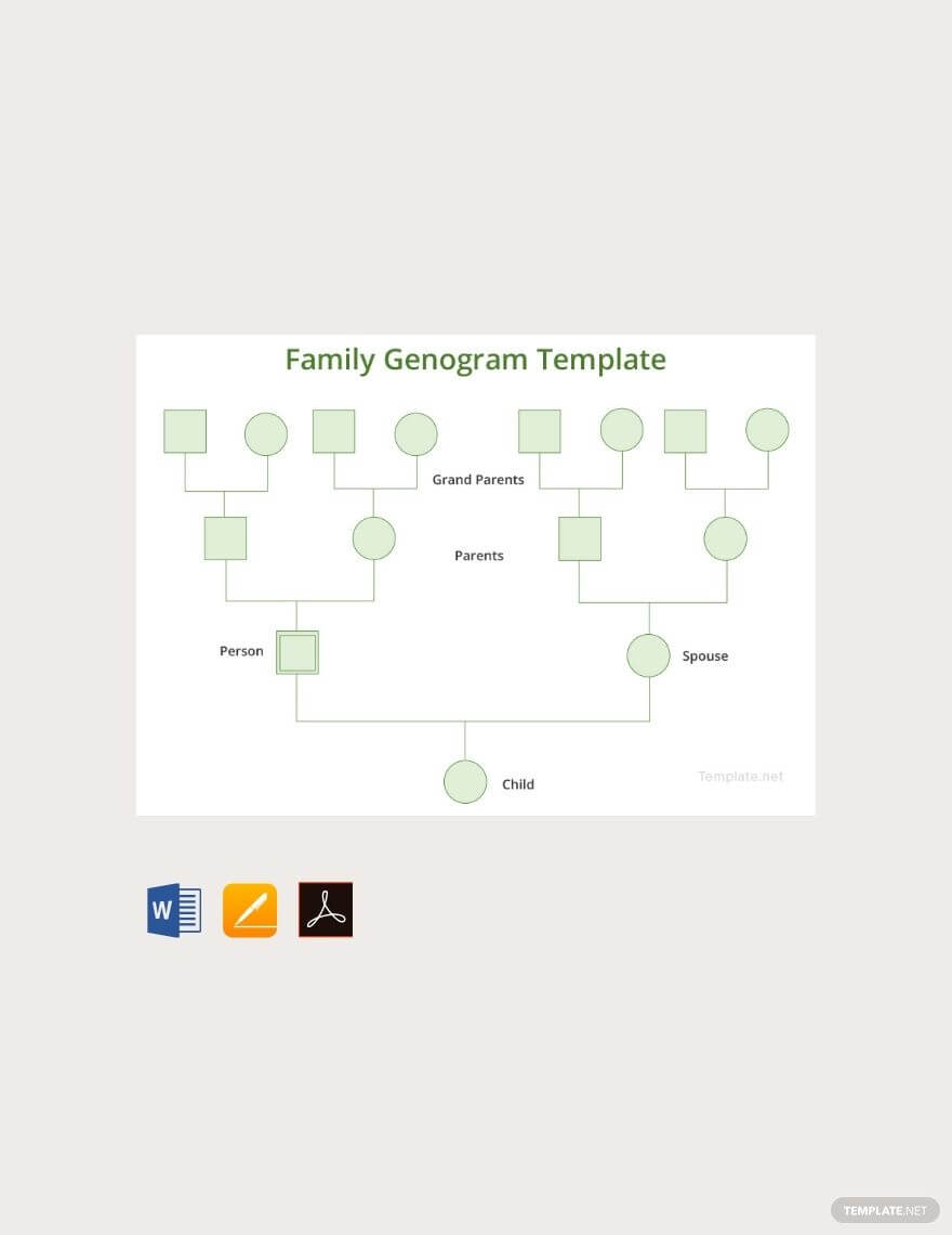 Free Family Genogram | Family Genogram, Genogram Template Within Genogram Template For Word
