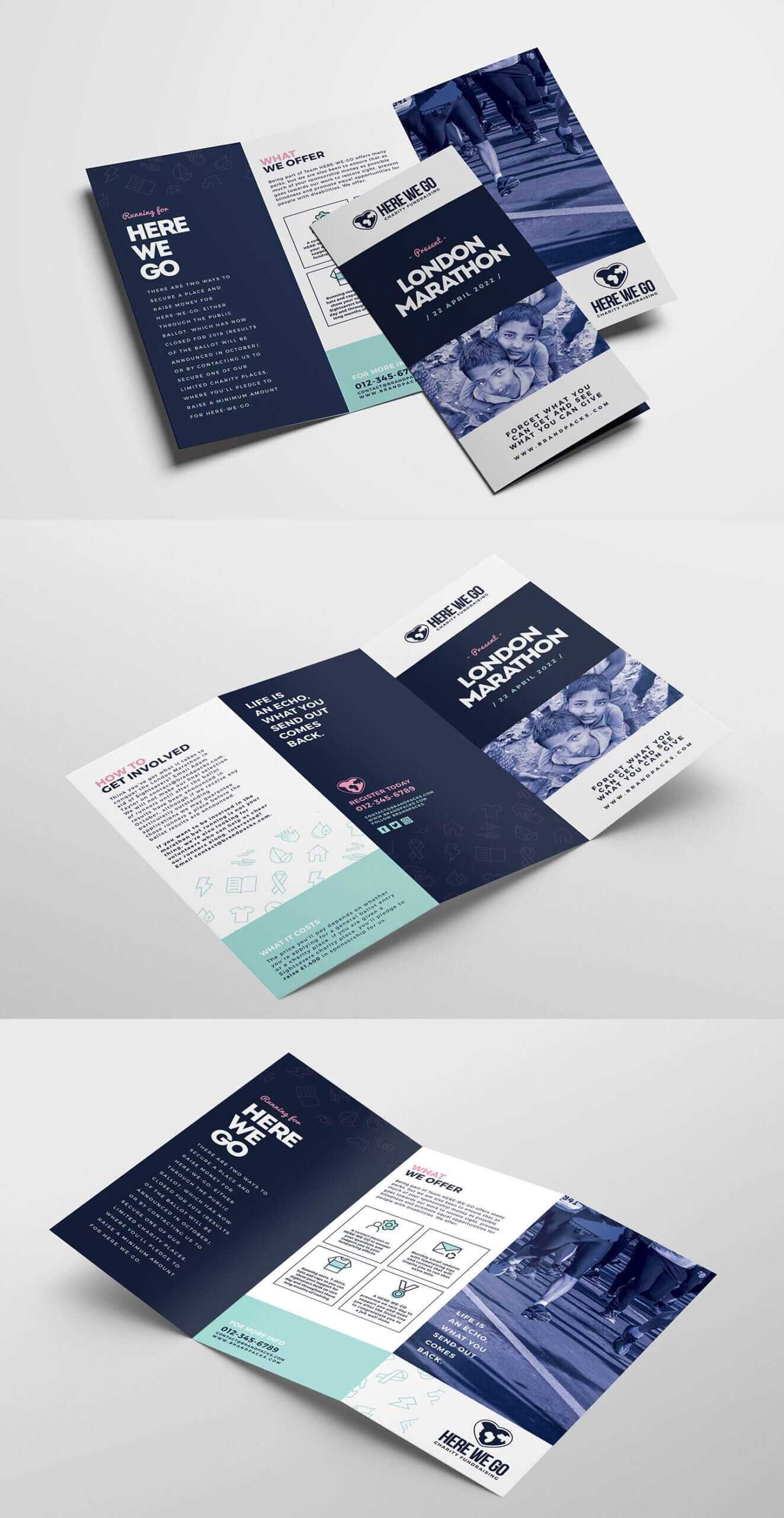 Free Fundraiser Templates Pack – Psd & Ai | Graphic Design Inside Tri Fold Brochure Publisher Template