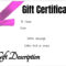 Free Gift Certificate Template | 50+ Designs | Customize Inside Pink Gift Certificate Template