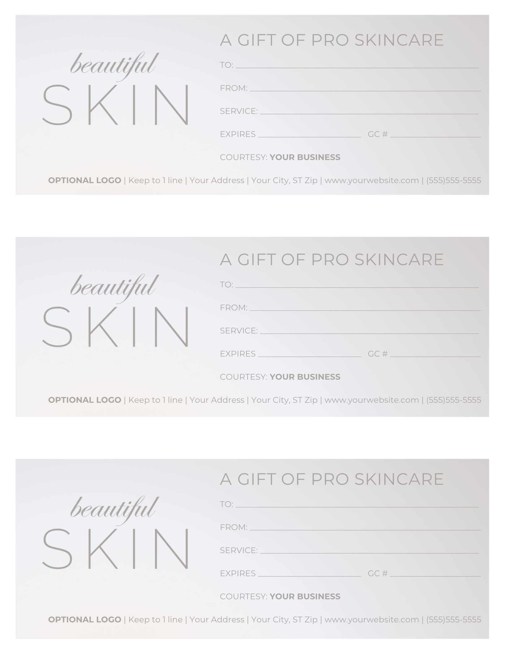 Free Gift Certificate Templates For Massage And Spa Within Spa Day Gift Certificate Template
