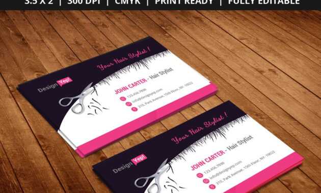 Free-Hair-Stylist-Salon-Business-Card-Template-Psd | Salon regarding Hairdresser Business Card Templates Free