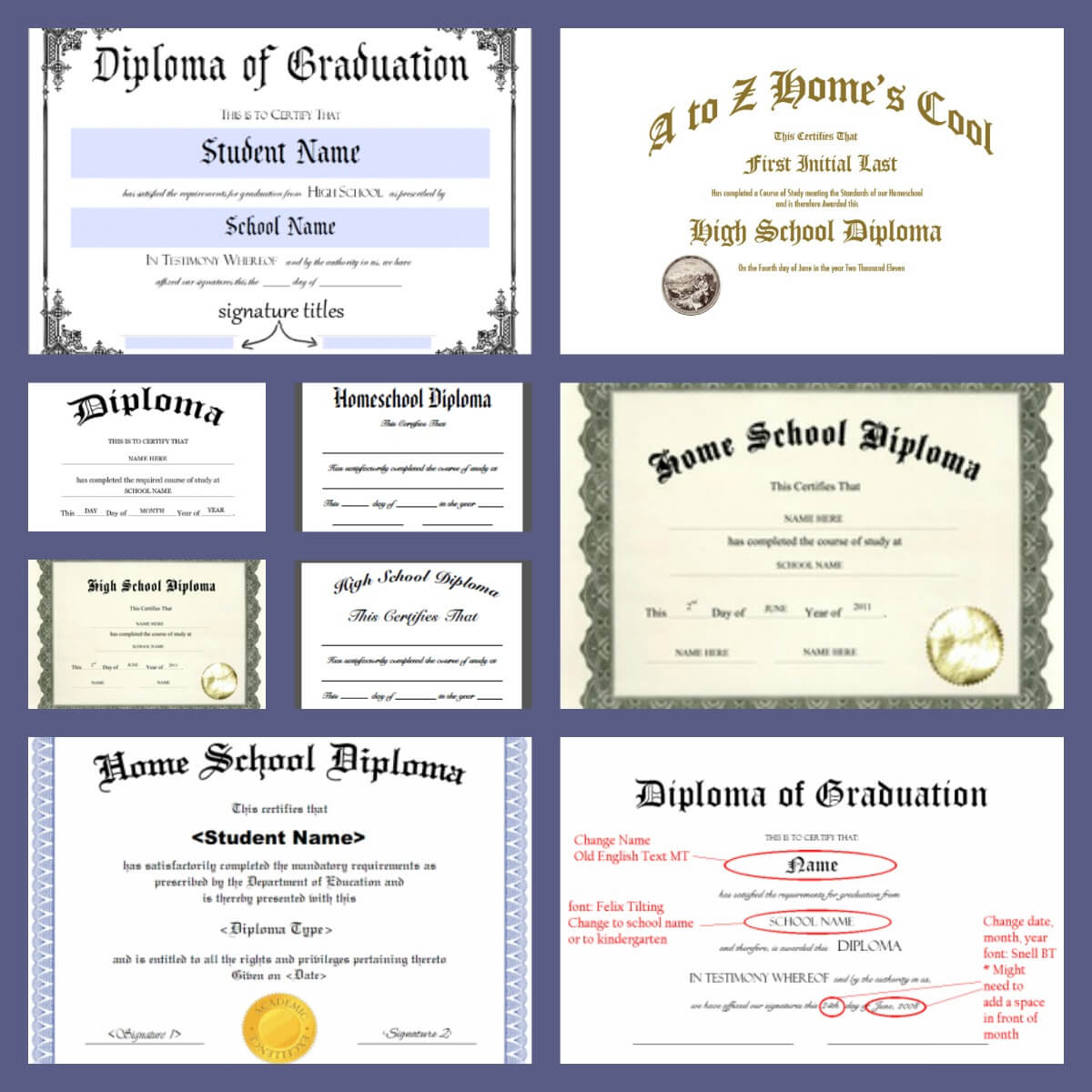 Free Homeschool Diploma Forms Online – A Magical Homeschool Regarding 5Th Grade Graduation Certificate Template