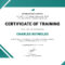 Free Hospital Training Certificate | Training Certificate for Template For Training Certificate