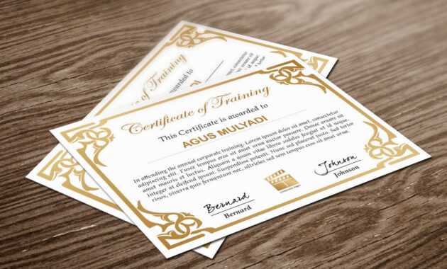 Free Indesign Certificate Template #1 | Free Indesign for Indesign Certificate Template