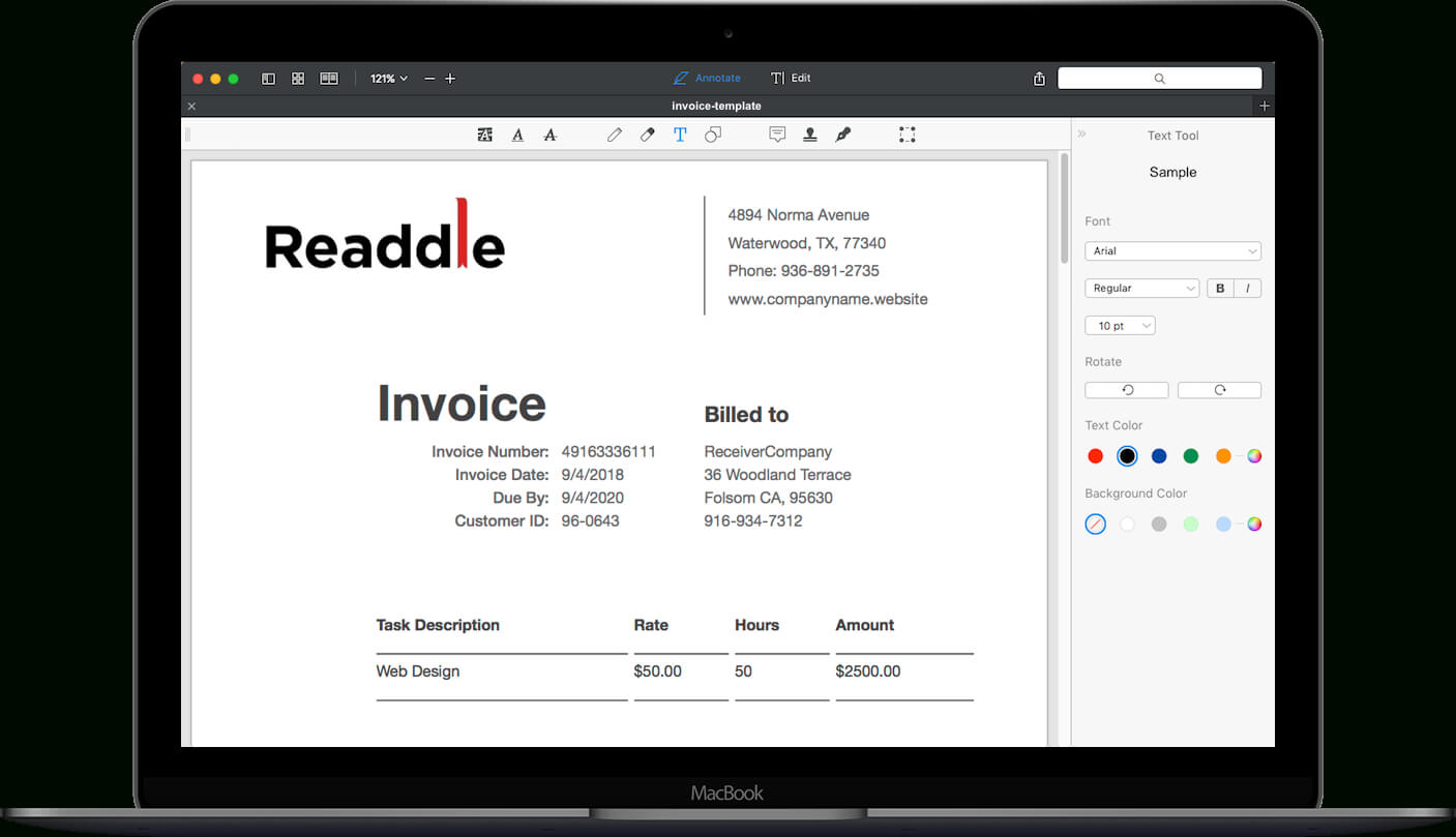 Free Invoice Templates | Download Invoice Templates In Pdf Throughout Free Invoice Template Word Mac