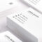 Free Minimal Elegant Business Card Template (Psd) in Photoshop Name Card Template