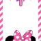 Free Minnie Mouse 1St Birthday Invitation Templates – Bagvania For Minnie Mouse Card Templates