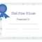 Free Participation Award Certificate Templates | Awards With First Place Award Certificate Template