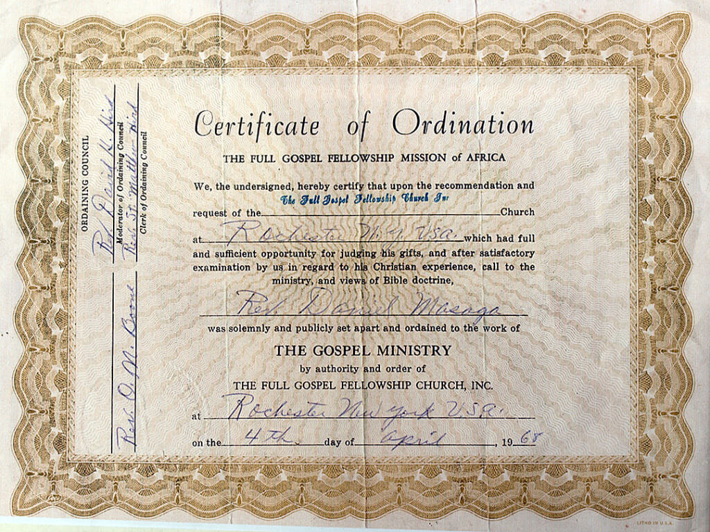 Free Pastor Ordination | Ordination Certificate With Regard To Free Ordination Certificate Template