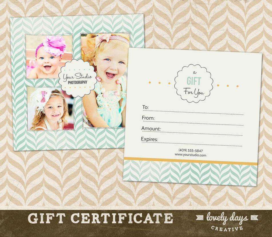 Free Photography Gift Certificate Template Photoshop In Free Photography Gift Certificate Template