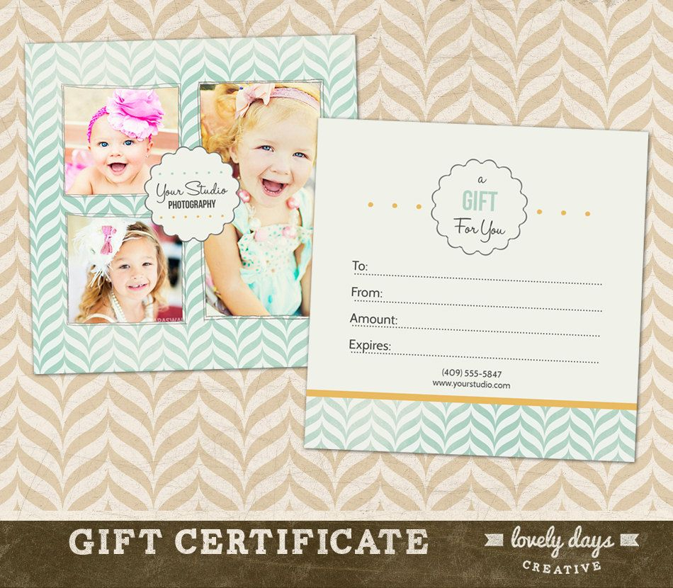 Free Photography Gift Certificate Template Photoshop Pertaining To Photoshoot Gift Certificate Template