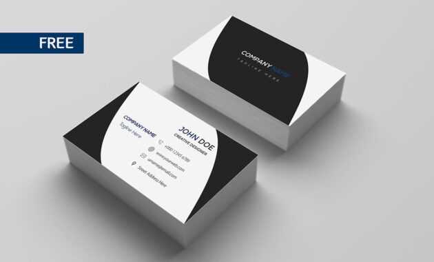 Free Print Design Business Card Template - Creativetacos with regard to Designer Visiting Cards Templates