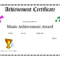 Free Printable Achievement Award Certificate Template Regarding Gymnastics Certificate Template