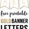 Free Printable Banner Letters Templates | Printable Banner For Letter Templates For Banners