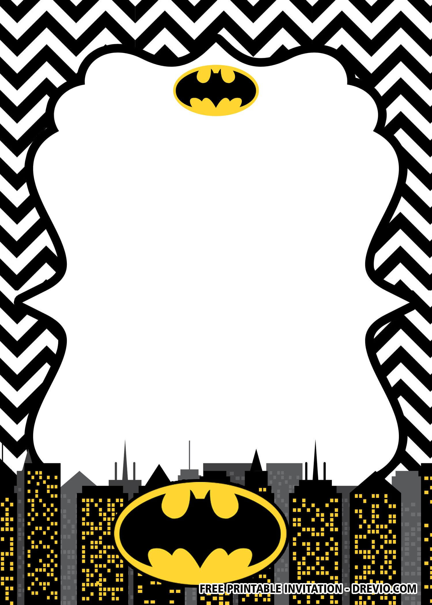 Free Printable Batman Birthday Invitation Templates | Batman With Batman Birthday Card Template