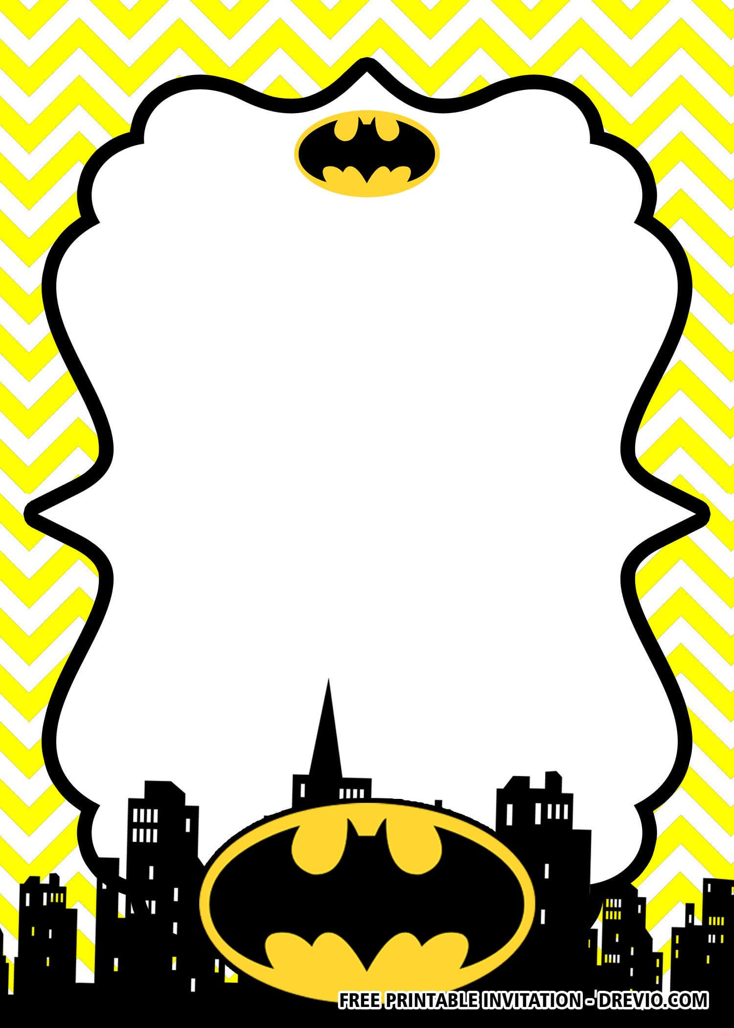 Free Printable Batman Birthday Invitation Templates | Batman Within Batman Birthday Card Template