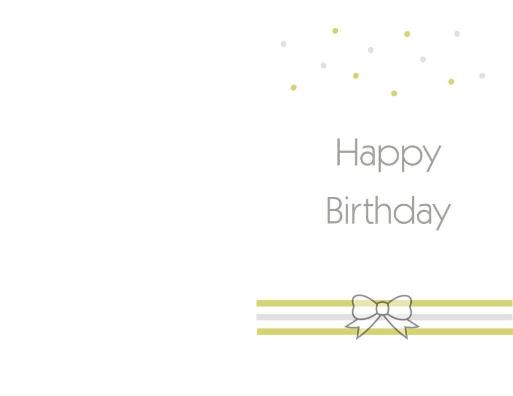 Free Printable Birthday Cards Ideas – Greeting Card Template In Template For Cards To Print Free