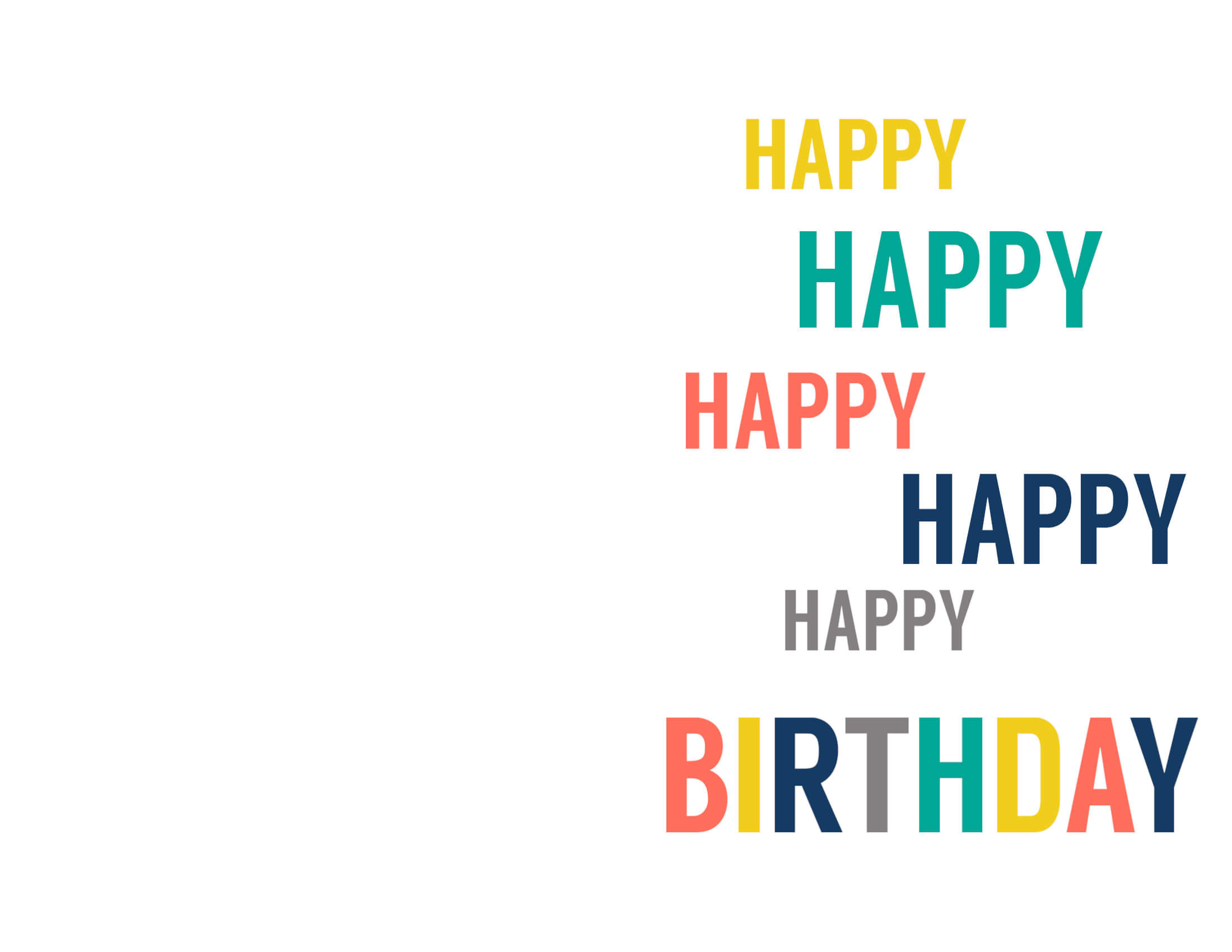 Free Printable Birthday Cards – Paper Trail Design Within Template For Cards To Print Free