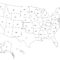 Free Printable Blank Map Of The United States Of America For Blank Template Of The United States